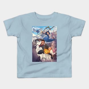 Bioshock Infinite - Elizabeth, Booker DeWitt, and Songbird Kids T-Shirt